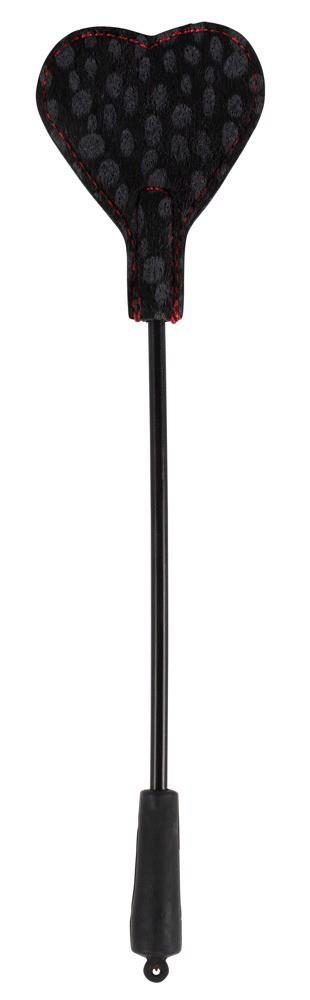 Mały czarny bicz z futrem Bad Kitty 25 cm
