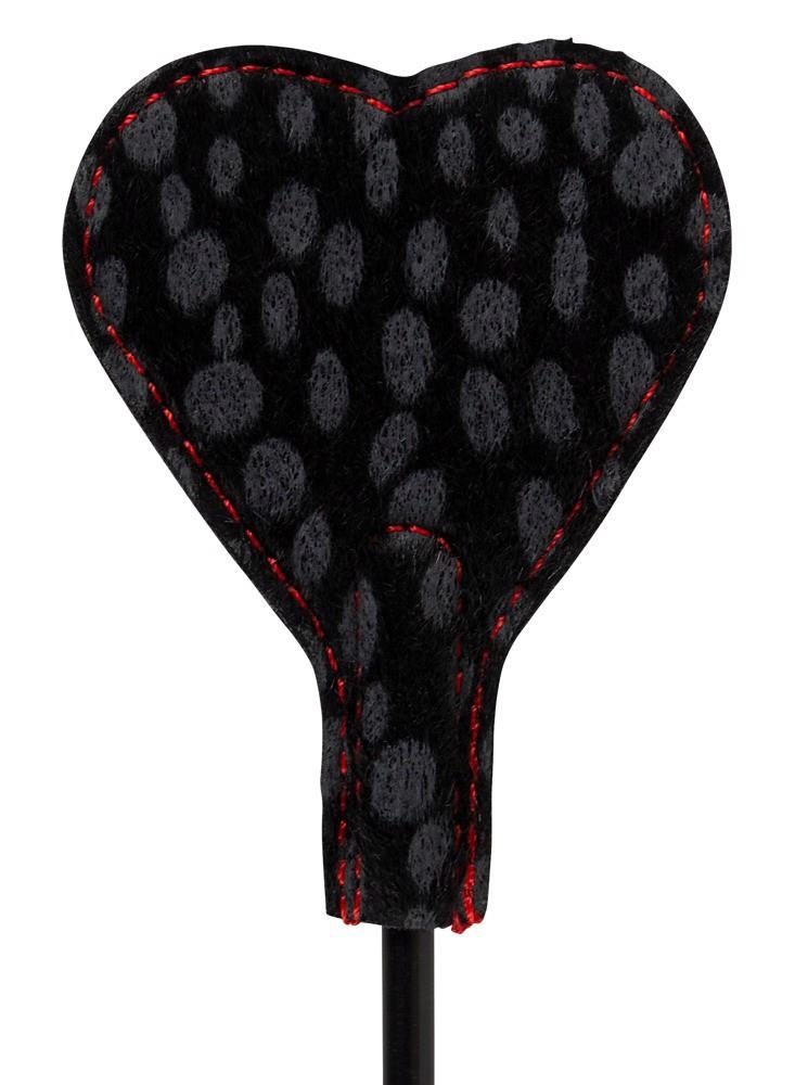 Mały czarny bicz z futrem Bad Kitty 25 cm