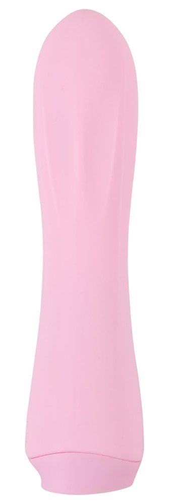 Mini wibrator Cuties Rose silikonowy różowy USB 14 cm