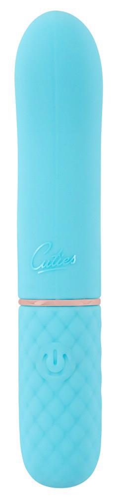 Mini wibrator Cuties niebieski silikonowy USB 11,8 cm