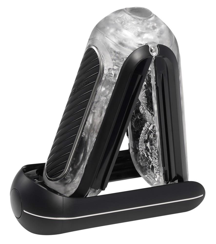 Masturbator Tenga Zero Flip Gravity z wibracją 18 cm
