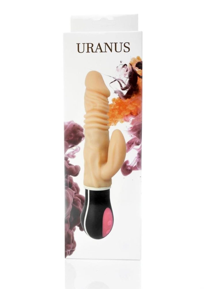 Wibrator realistyczny Uranus cyber skóra USB posuwisto-zwrotny rotacyjny