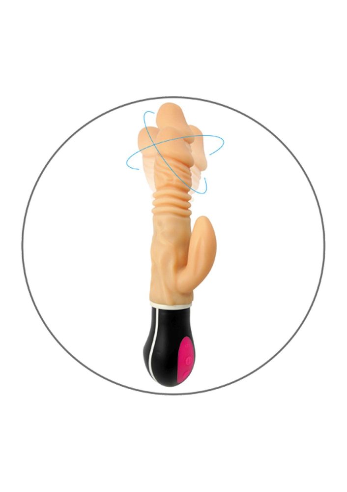 Wibrator realistyczny Uranus cyber skóra USB posuwisto-zwrotny rotacyjny