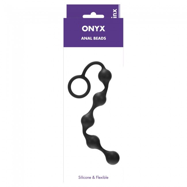 Kulki analne silikonowe Me You Us Onyx 20.5 cm
