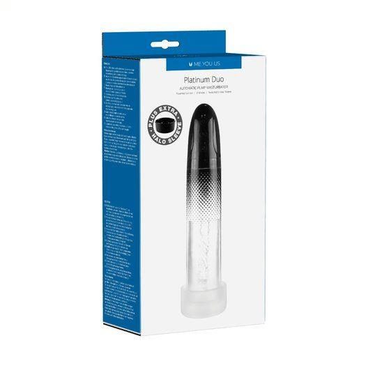 Automatyczny masturbator pompujący Me You Us Platinum Duo USB
