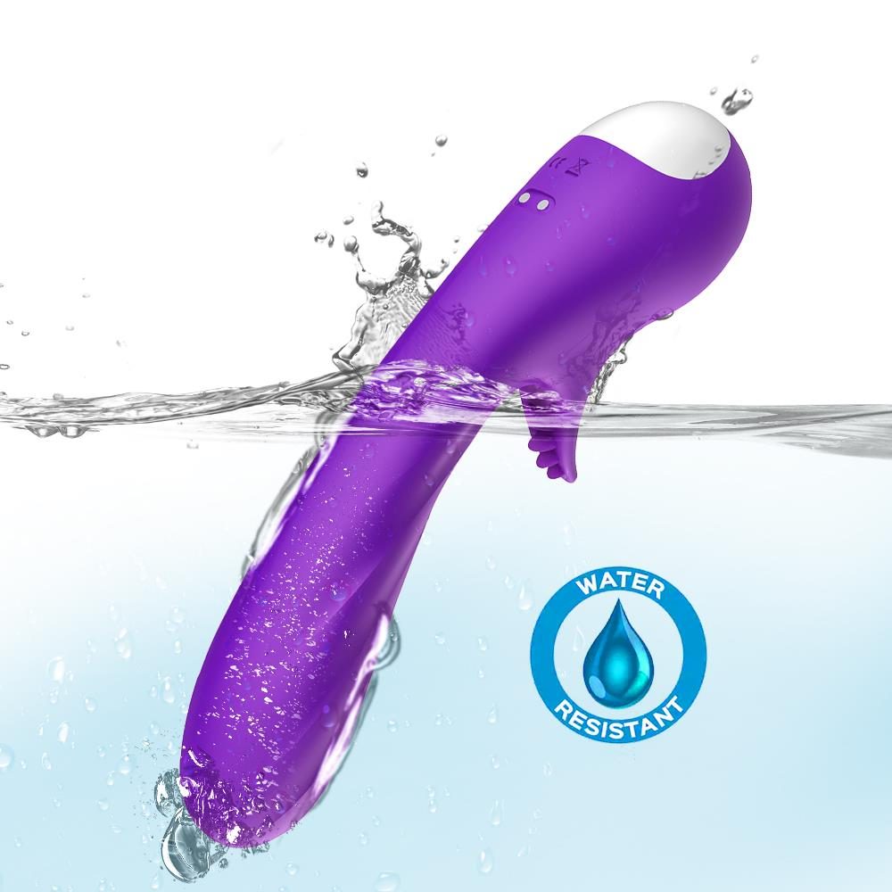 Wibrator punktu G Romance silikonowy B Series Joy fioletowy USB 18cm