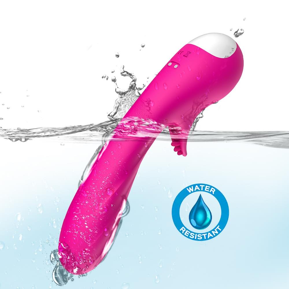 Wibrator punktu G silikonowy B Series Joy różowy USB 18 cm