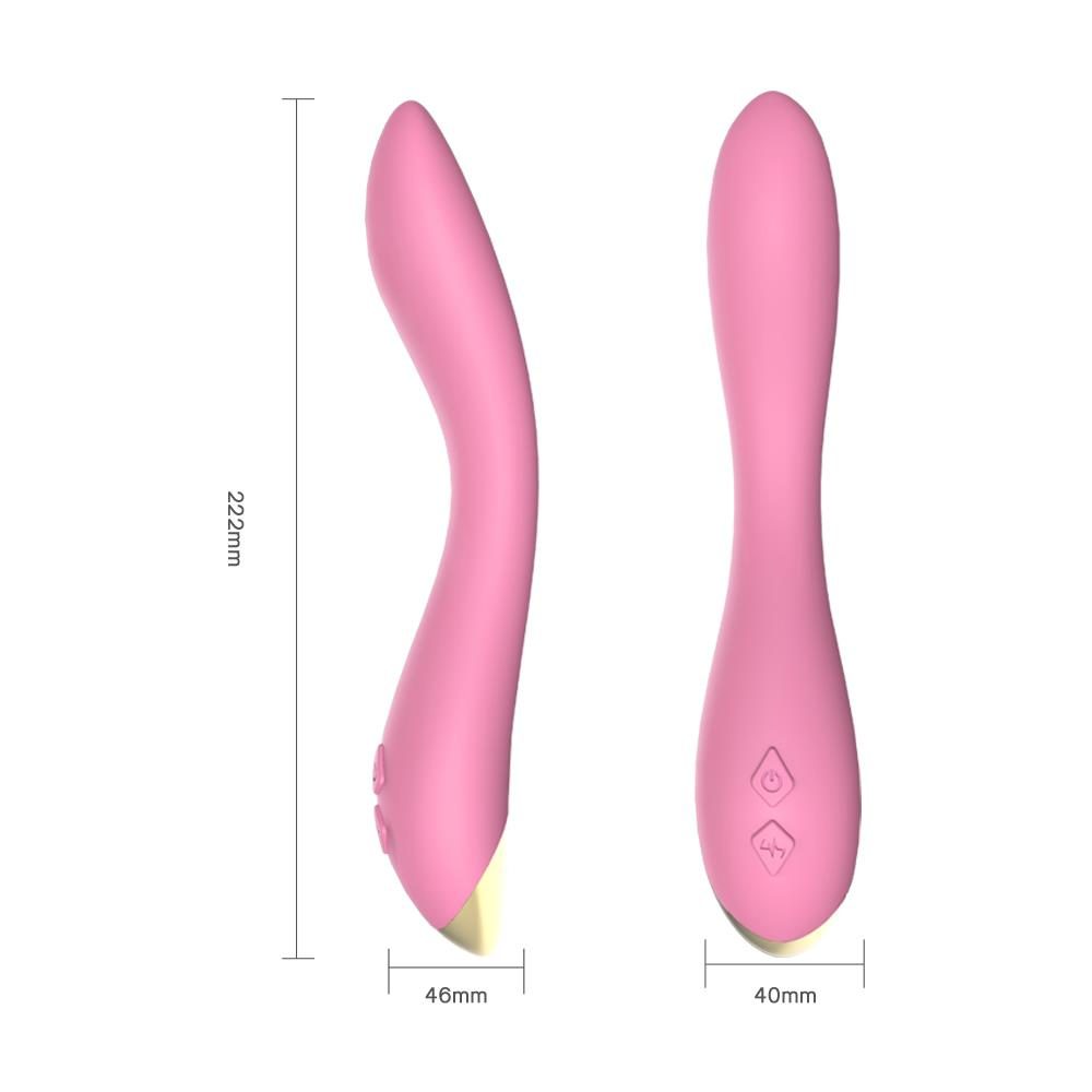 Wibrator punktu G Flamingo silikonowy B Series Joy jasnoróżowy USB 22 cm