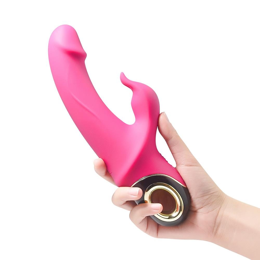 Wibrator króliczek silikonowy B-Series Joy Meteor różowy USB 23 cm