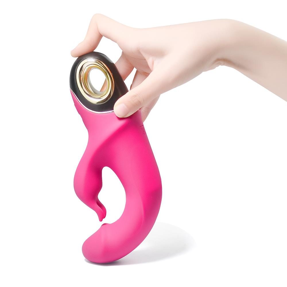 Wibrator króliczek silikonowy B-Series Joy Meteor różowy USB 23 cm