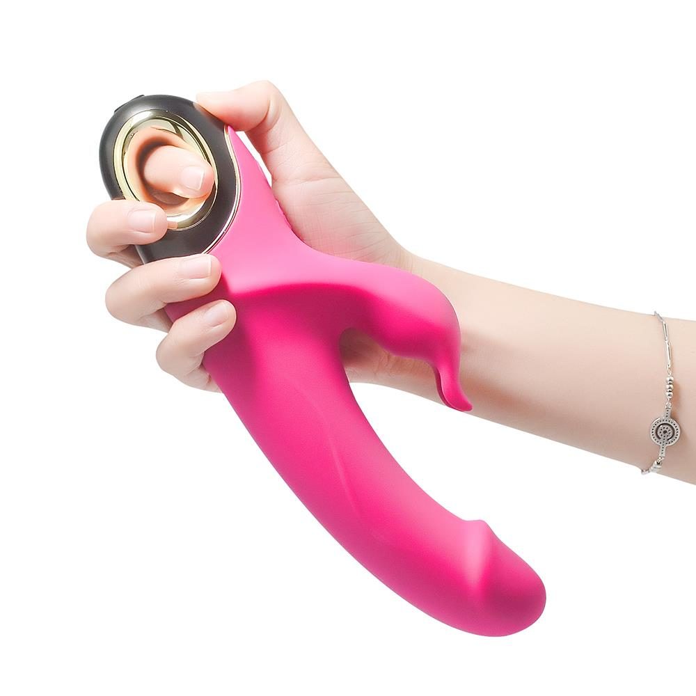 Wibrator króliczek silikonowy B-Series Joy Meteor różowy USB 23 cm