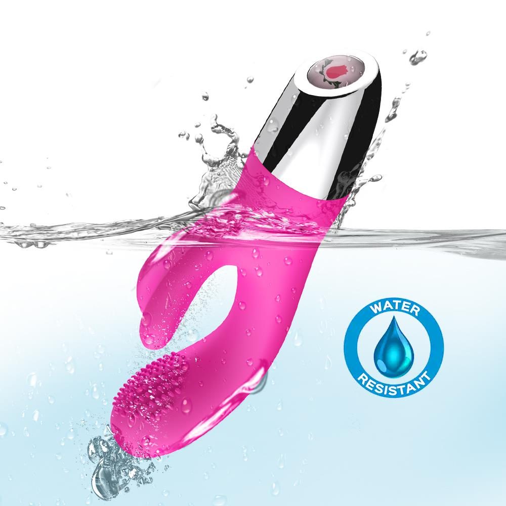 Wibrator króliczek silikonowy B-Series Joy różowy USB 20 cm