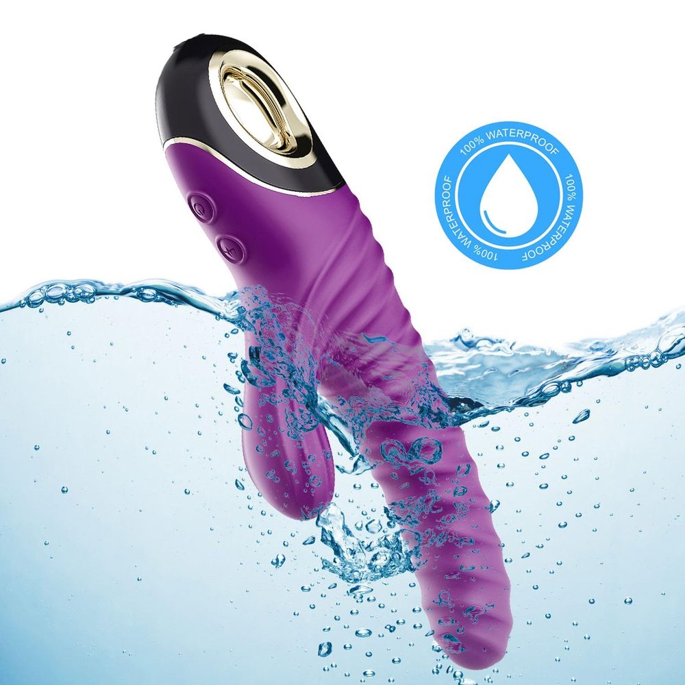 Wibrator punktu G Eternity silikonowy fioletowy USB wodoodporny