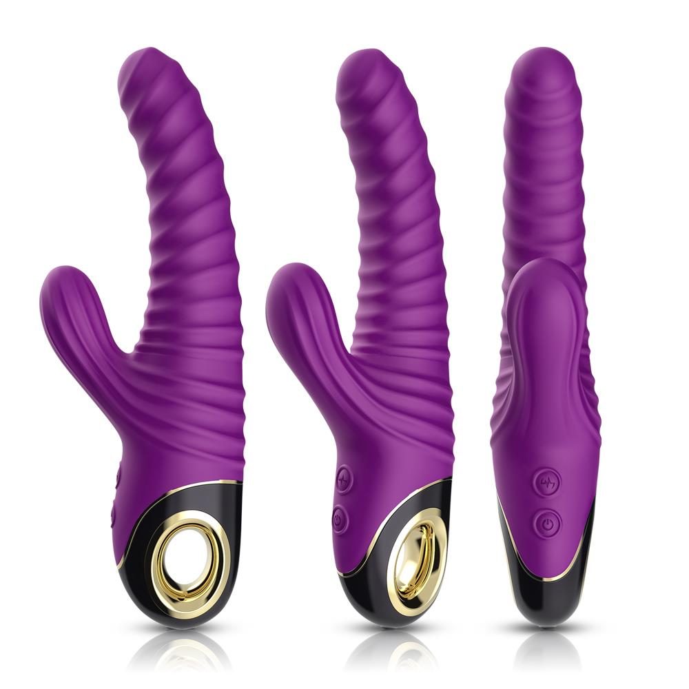 Wibrator punktu G Eternity silikonowy fioletowy USB wodoodporny