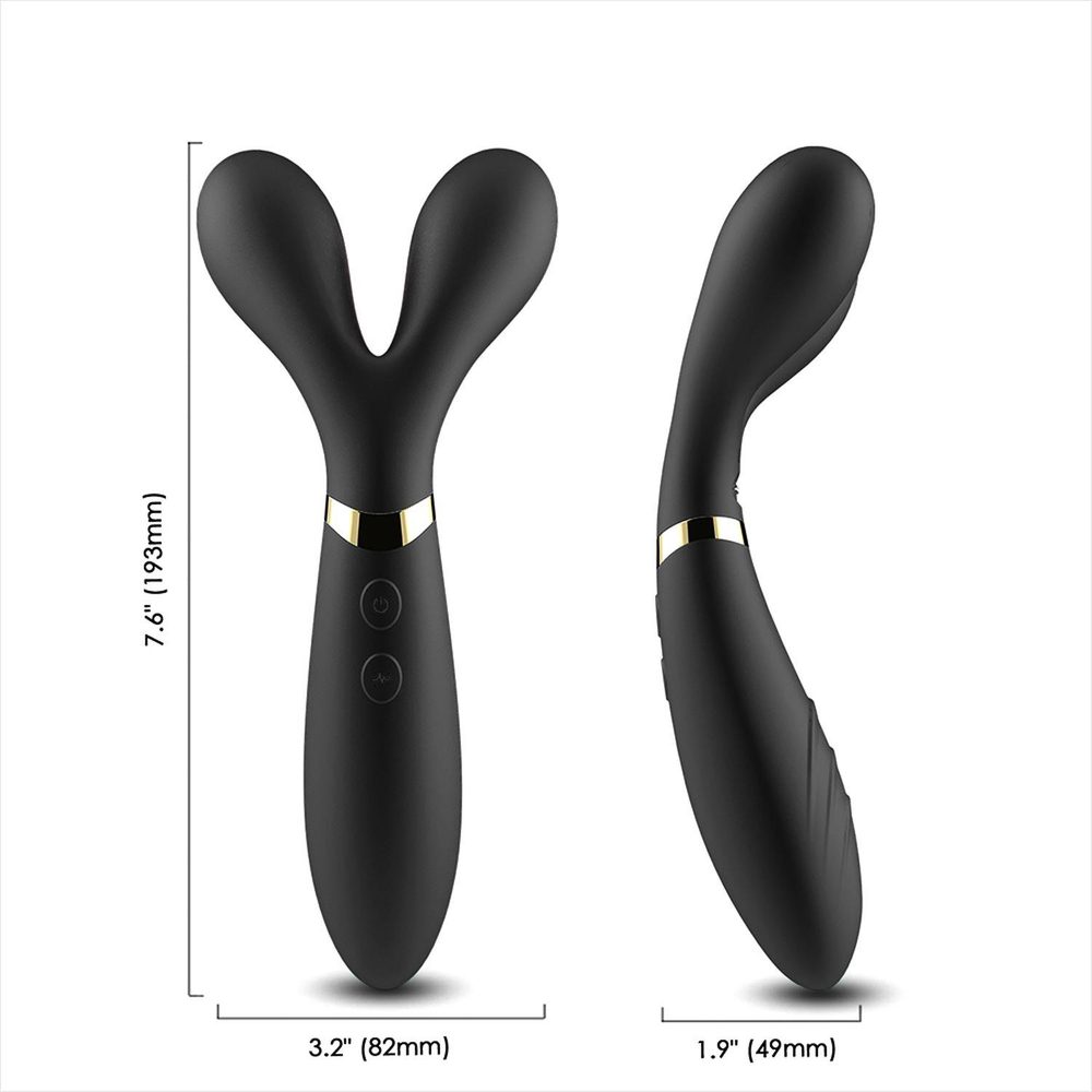 Wibrator Y Wand B Series Joy czarny silikonowy USB wodoodporny