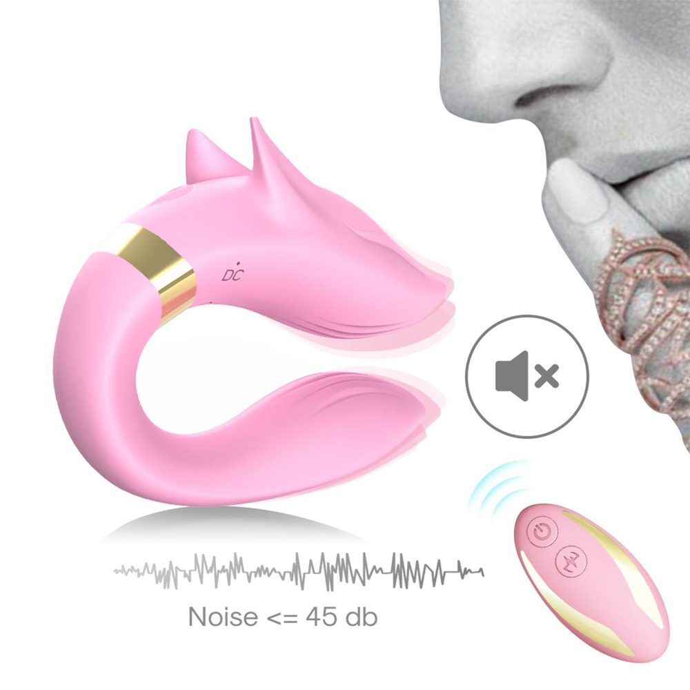 Stymulator łechtaczki Fox jasnoróżowy silikonowy USB B Series Joy