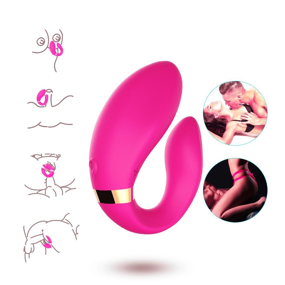 Stymulator łechtaczki silikonowy Crescent jasnoróżowy USB B Series Joy