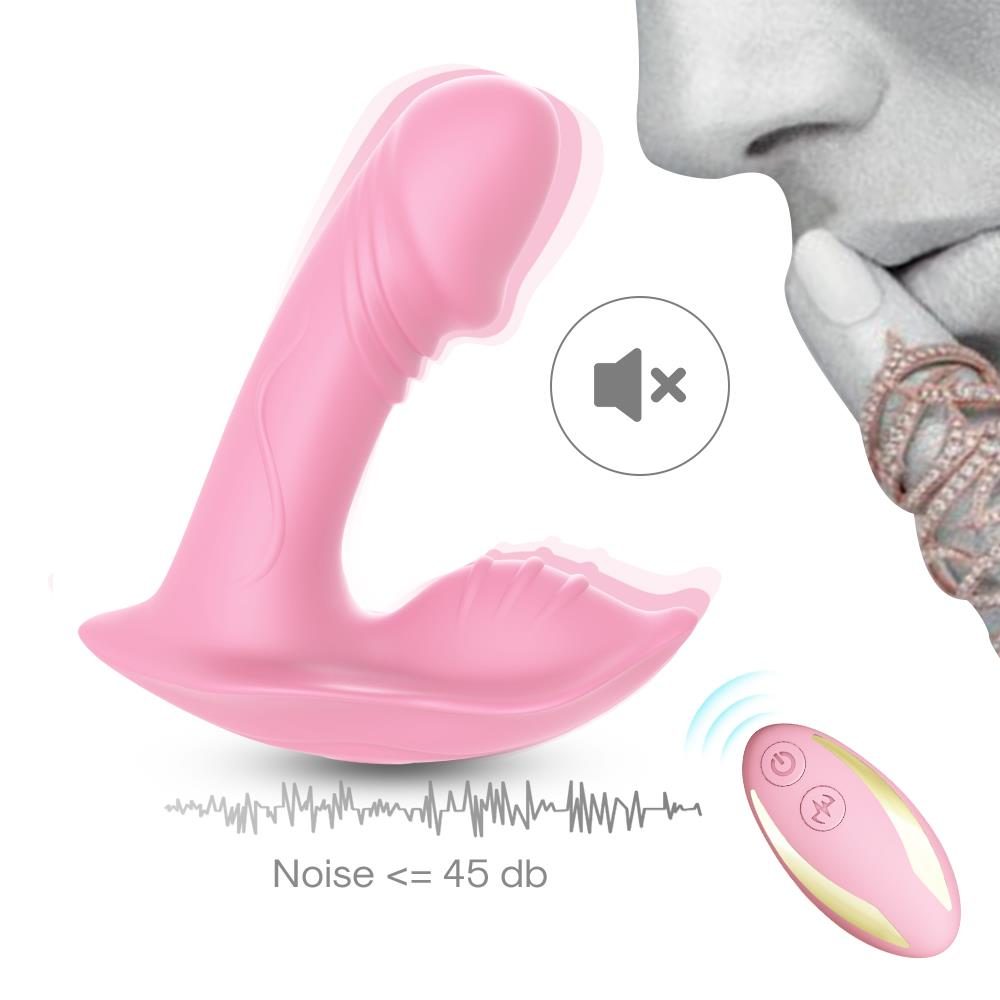 Wibrator punktu G Whistle silikonowy jasny różowy USB z pilotem