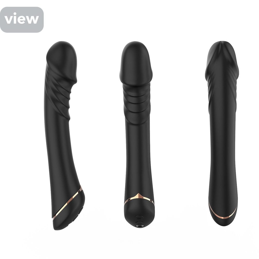 Wibrator punktu G silikonowy Hancock czarny USB 9 trybów