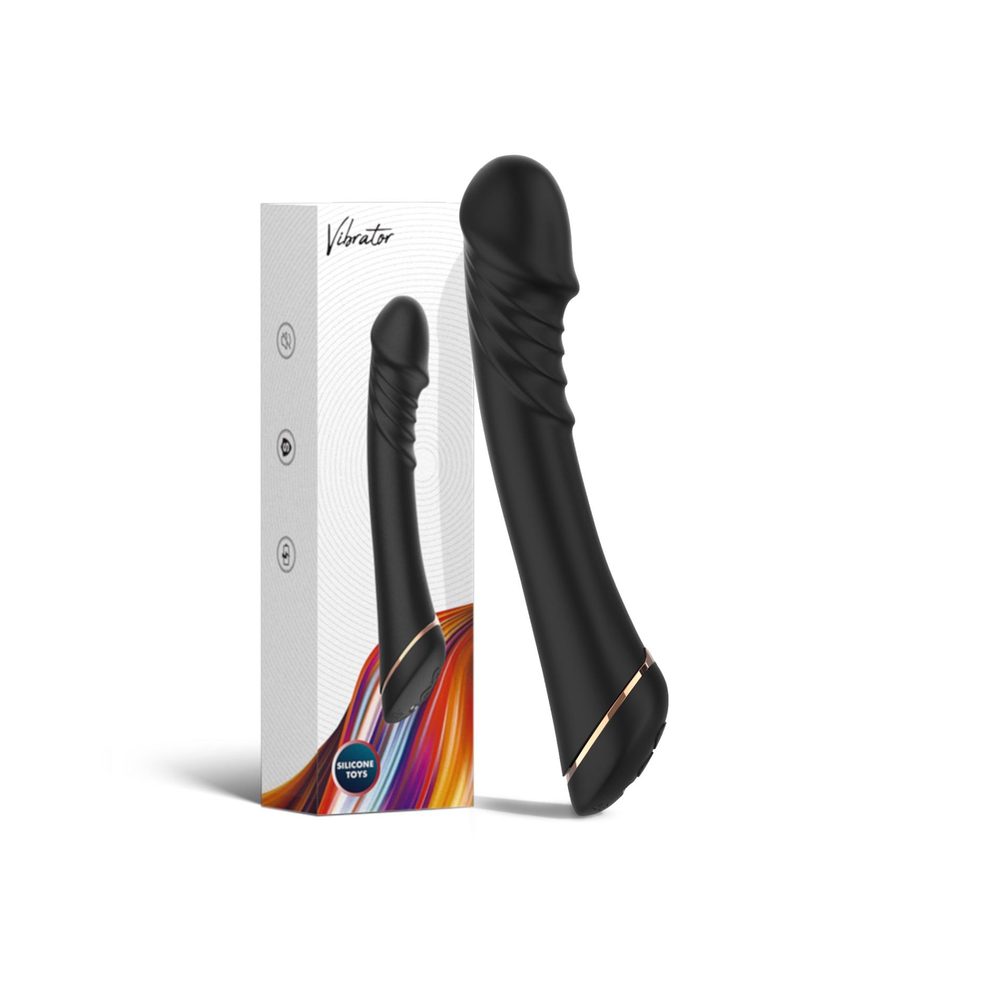 Wibrator punktu G silikonowy Hancock czarny USB 9 trybów