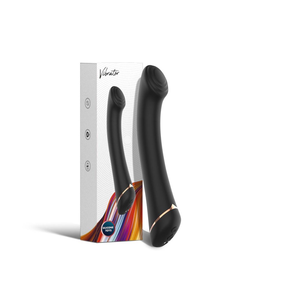 Wibrator punktu G silikonowy Gwand czarny USB