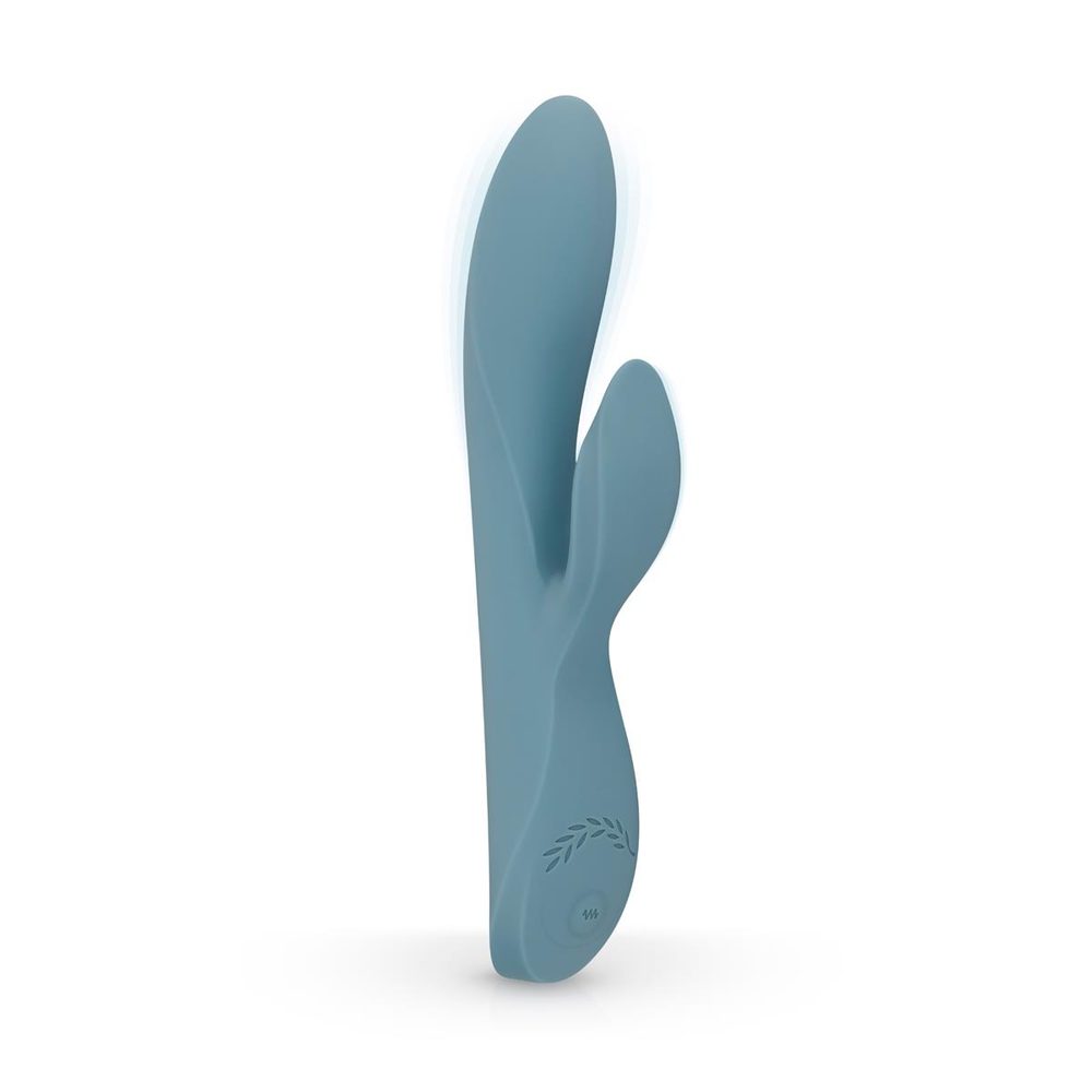 Wibrator króliczek Bloom Fiołek niebieski silikonowy USB 21 cm