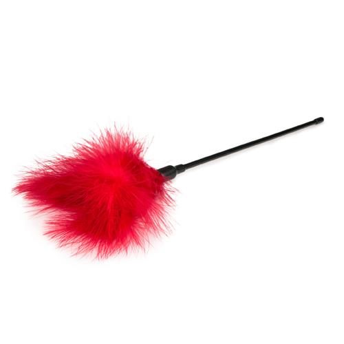 Pejcz z piórkami czerwony EasyToys 44 cm
