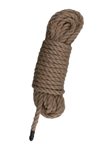 Konopna lina do bondage EasyToys brązowa 5m