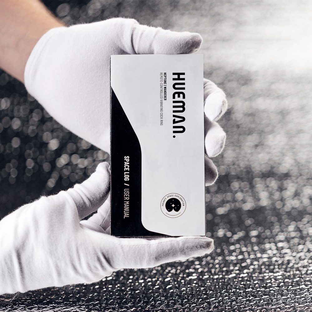 Pierścień wibrujący na penisa i jądra Hueman Saturn fioletowy USB