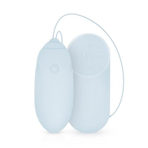 Wibrujące jajko Luv Egg niebieskie z pilotem USB