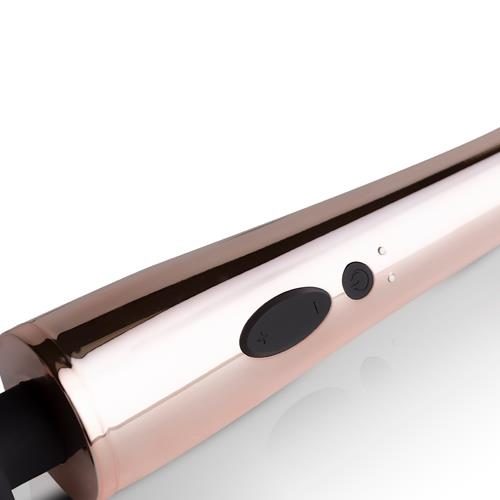 Wibrujący masażer wand EasyToys Rosy Gold różowy silikonowy USB 30 cm