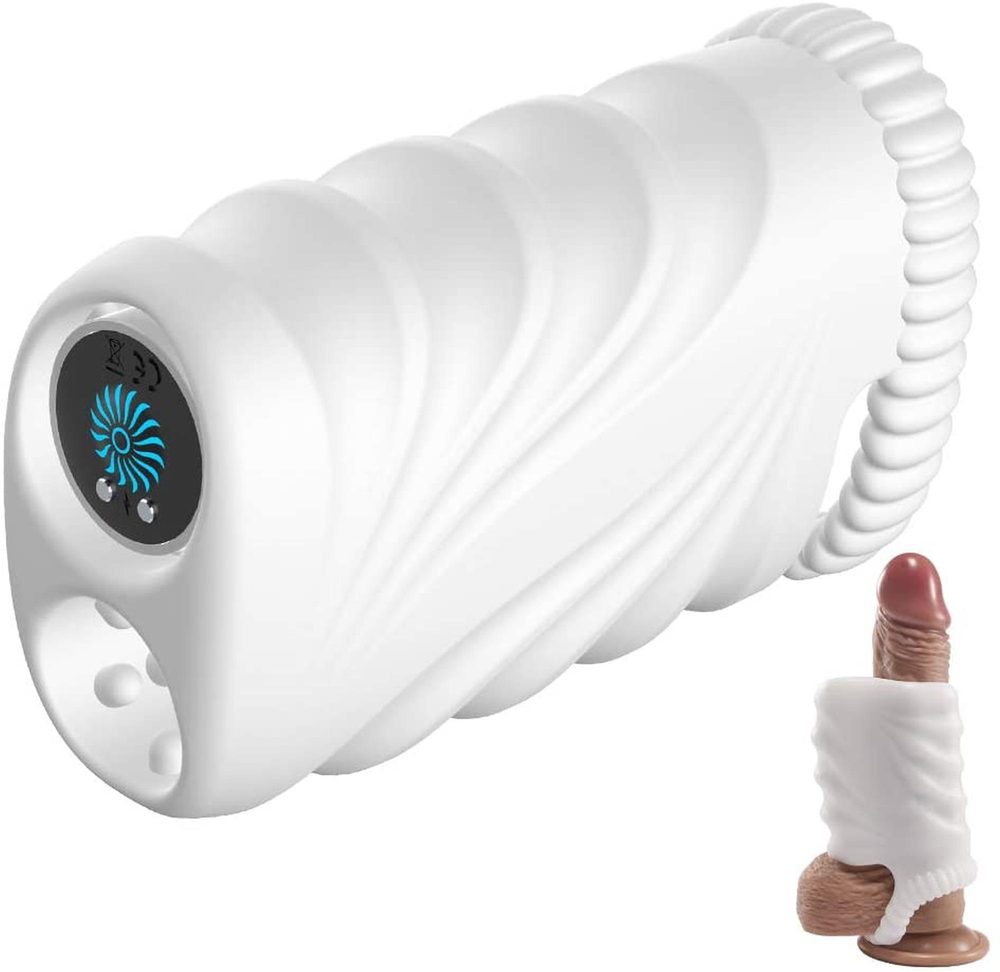 Masturbator waginalny z wibracją B Series Cute biały USB wodoodporny