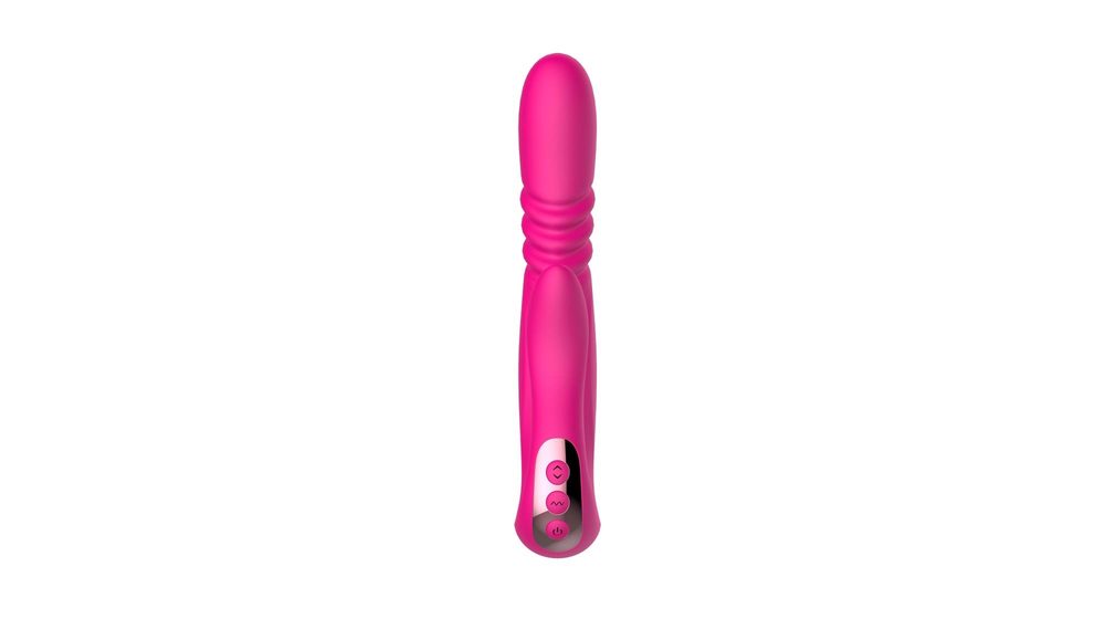 Wibrator punktu G z pchnięciem B Series Cute czerwony USB