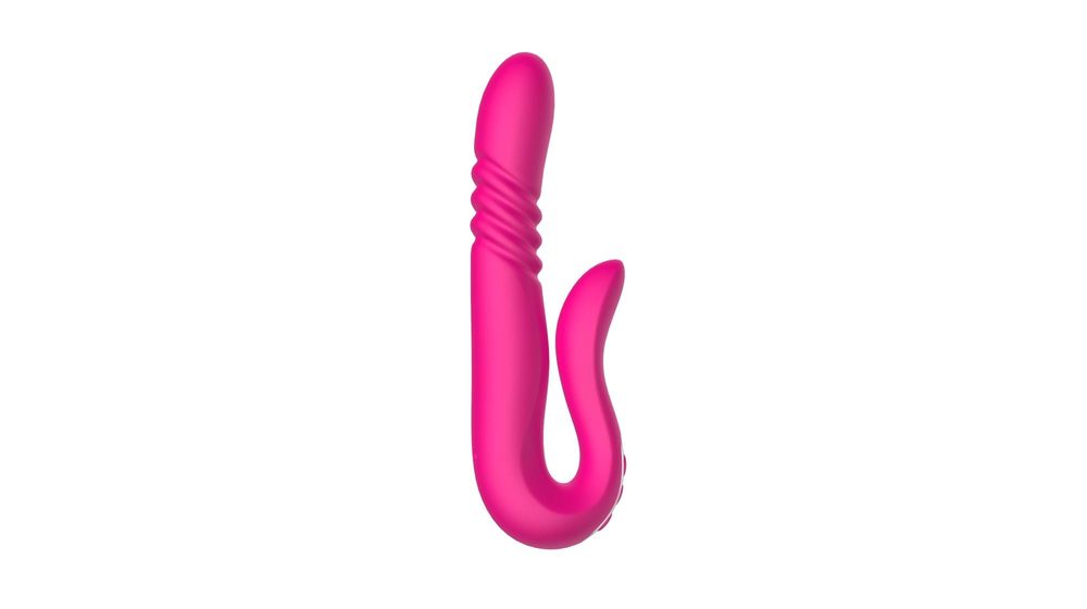 Wibrator punktu G z pchnięciem B Series Cute czerwony USB