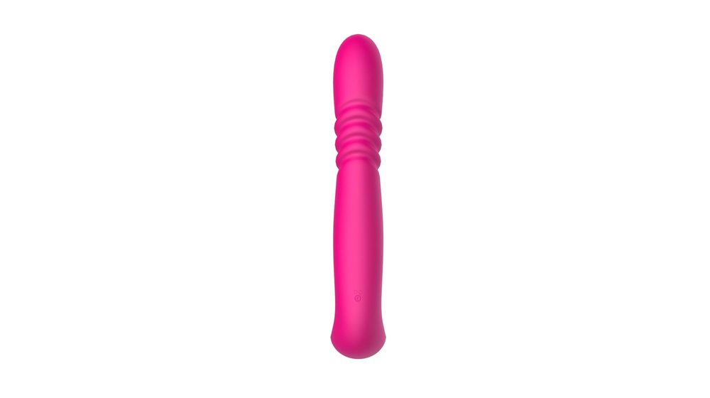 Wibrator punktu G z pchnięciem B Series Cute czerwony USB