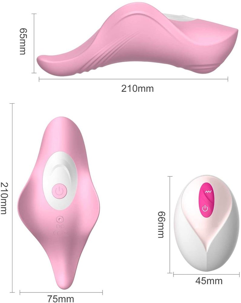 Stymulator łechtaczki do majtek B Series Cute różowy