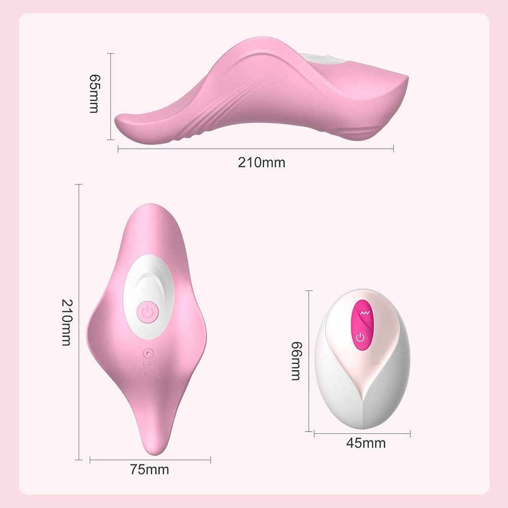 Stymulator łechtaczki do majtek B Series Cute różowy