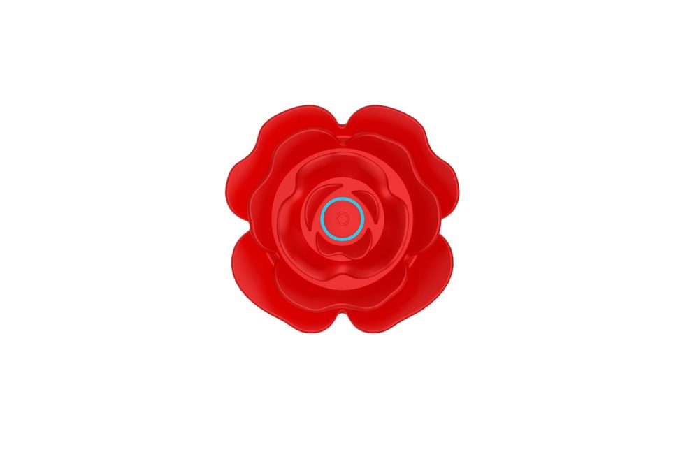 Koraliki analne obrotowe Rose wibrujące B Series Cute