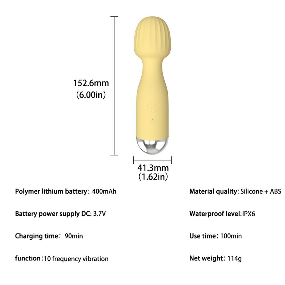 Uroczy mini masażer wibracyjny silikonowy B Series Cute