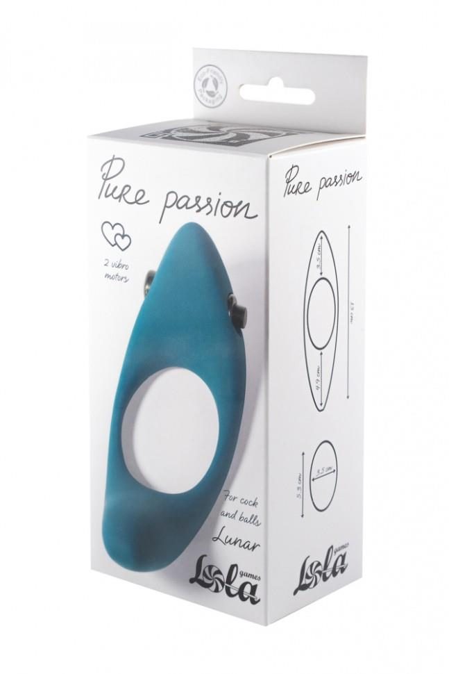 Pierścień wibrujący Pure Passion Lunar zielony silikonowy