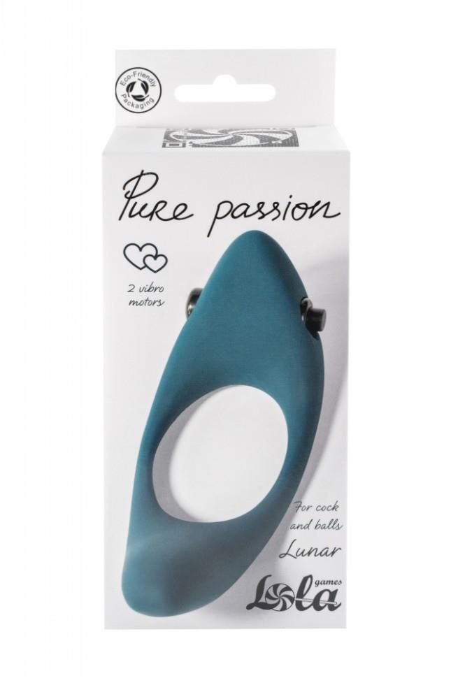 Pierścień wibrujący Pure Passion Lunar zielony silikonowy