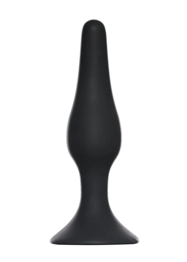 Korek analny silikonowy Slim Lola Toys czarny 10 5 cm