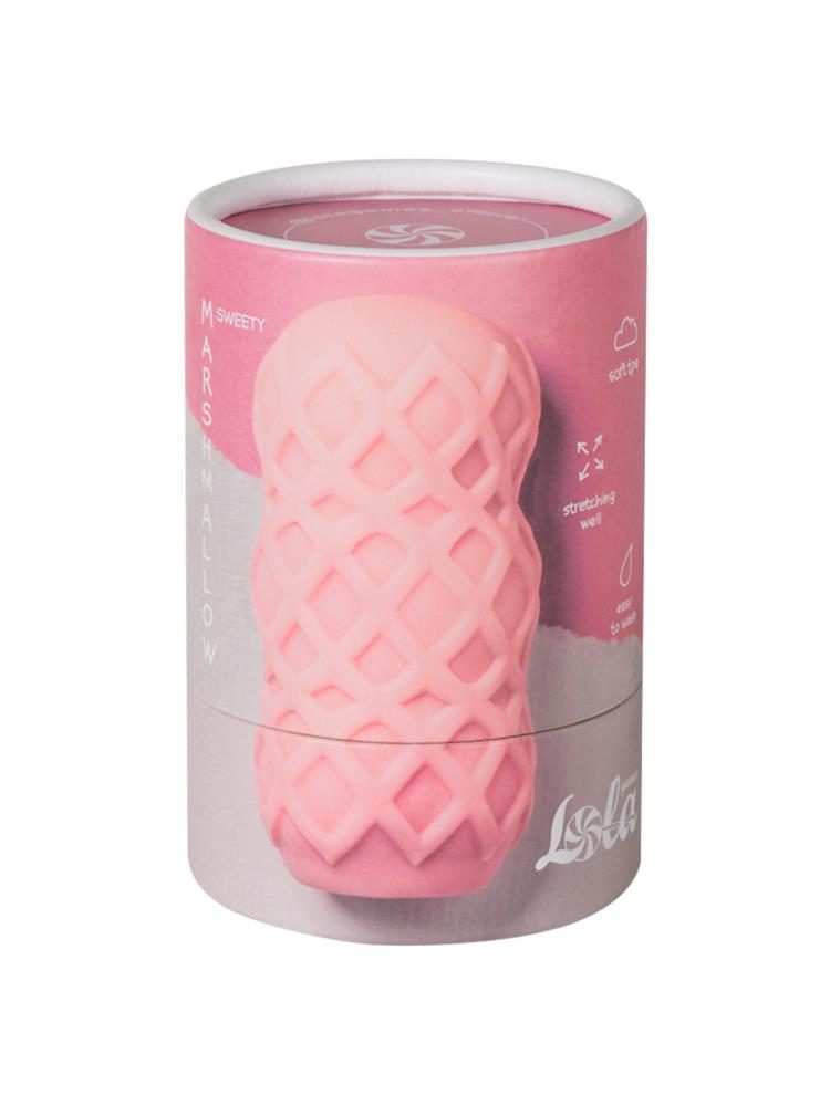 Masturbator Marshmallow Sweety Lola Games różowy 8 cm