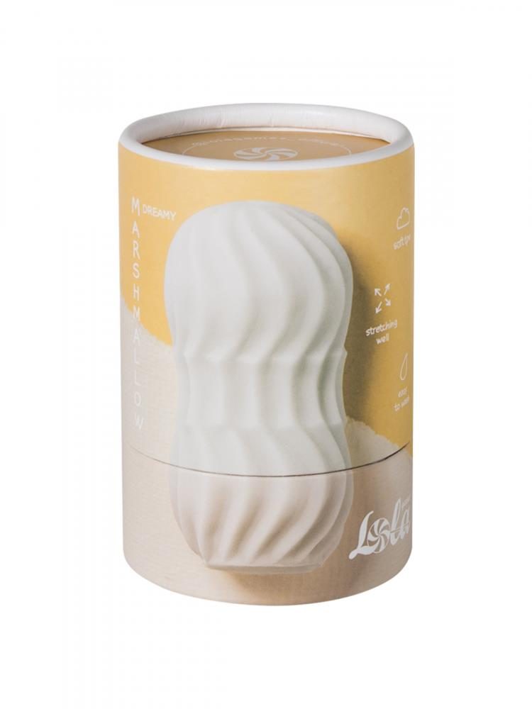 Masturbator Marshmallow Dreamy biały TPE 8 cm Lola Games