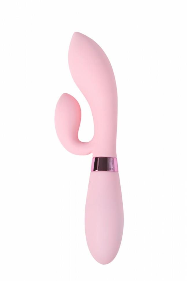 Wibrator króliczek silikonowy Indeep Juna różowy USB 21,5 cm