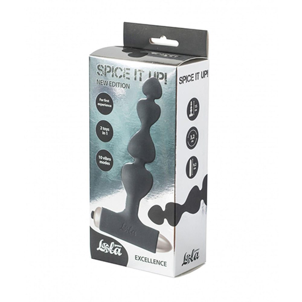 Wibrujący korek analny Lola Toys Excellence czarny