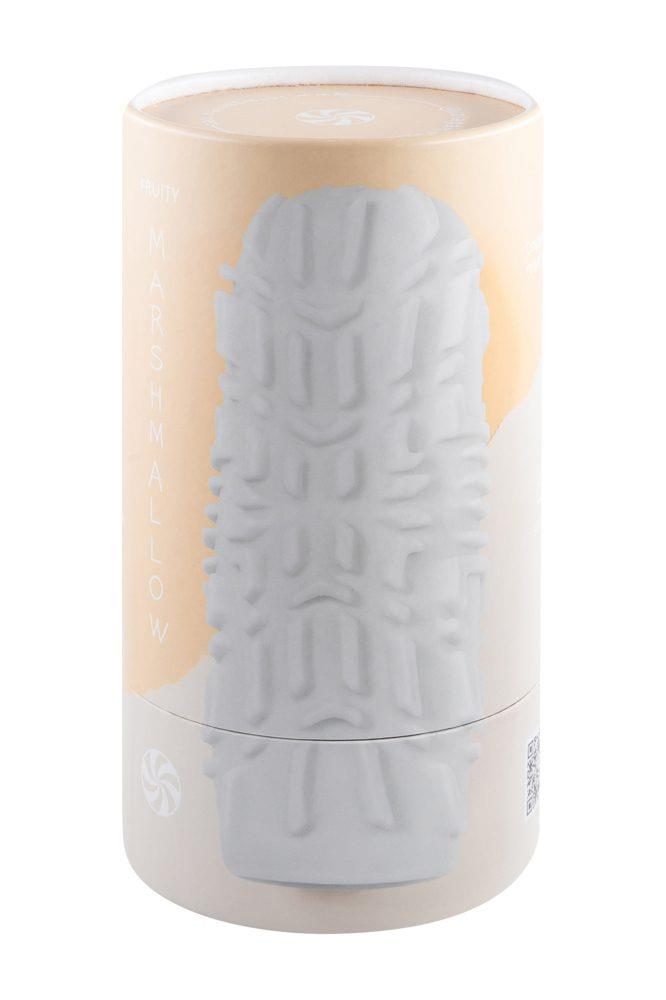 Masturbator Marshmallow Maxi Fruity biały TPE 14 cm