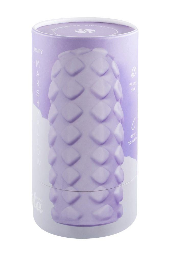 Masturbator Marshmallow Maxi Fruity fioletowy 14 cm TPE