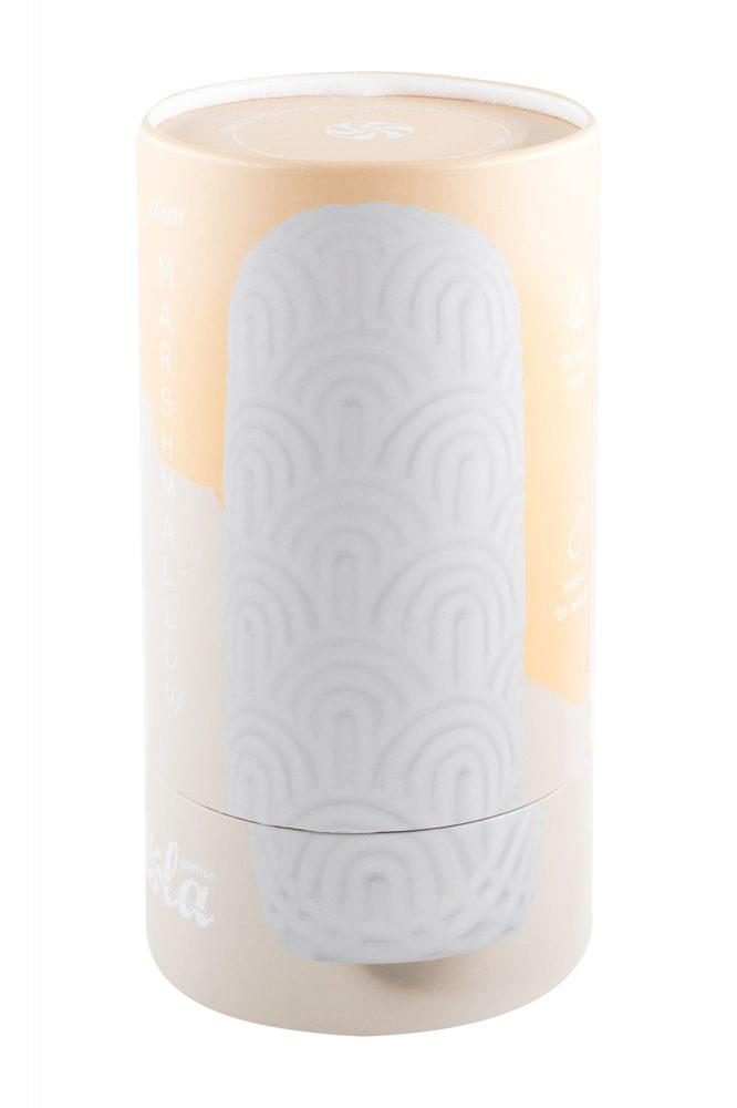Masturbator Marshmallow Maxi Candy biały TPE 14 cm