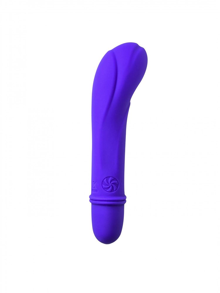 Mini wibrator silikonowy Universe Secret Flower fioletowy